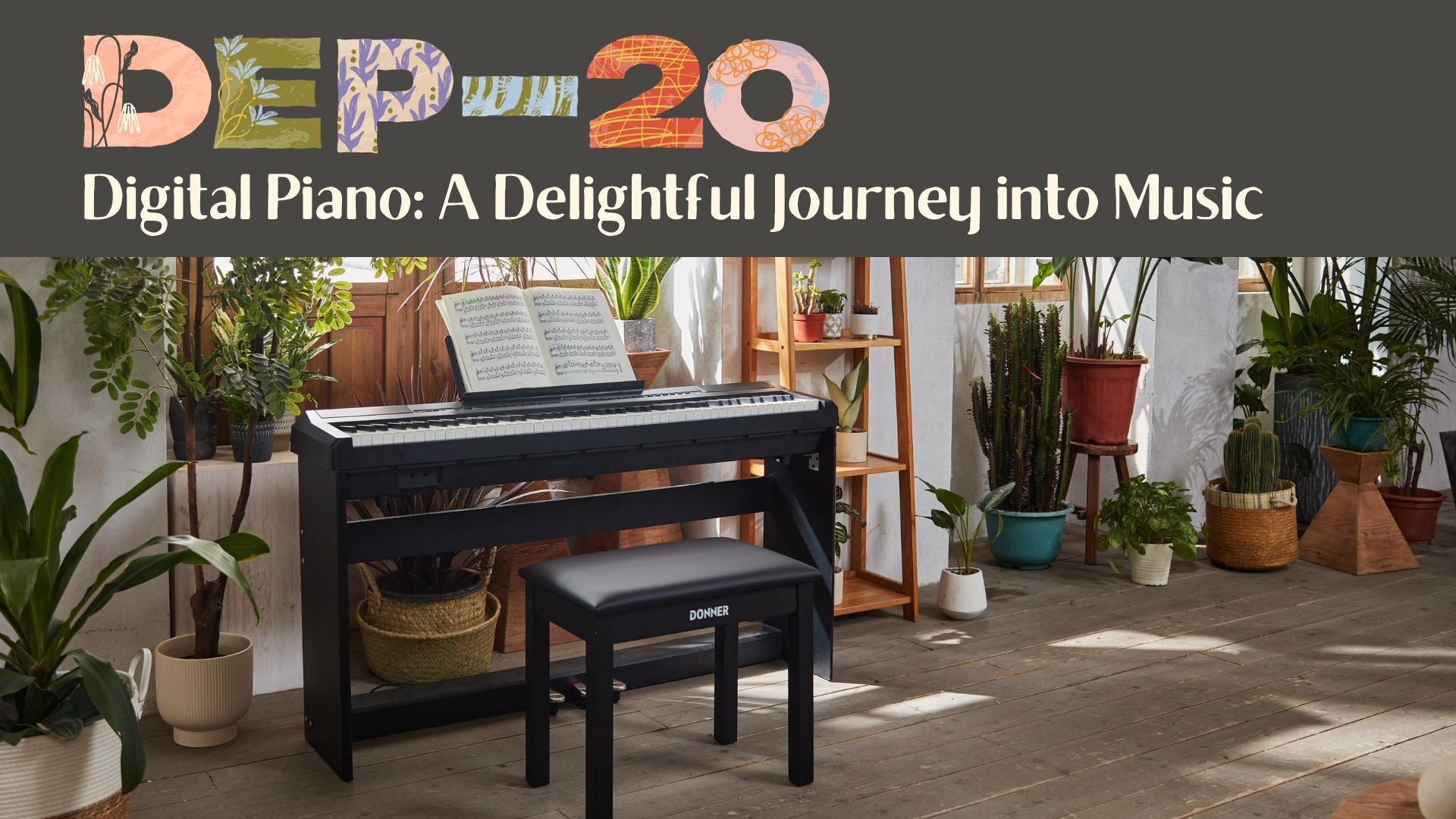 Donner DEP-20 88 Key Portable Weighted Digital Piano: A Delightful Journey into Music