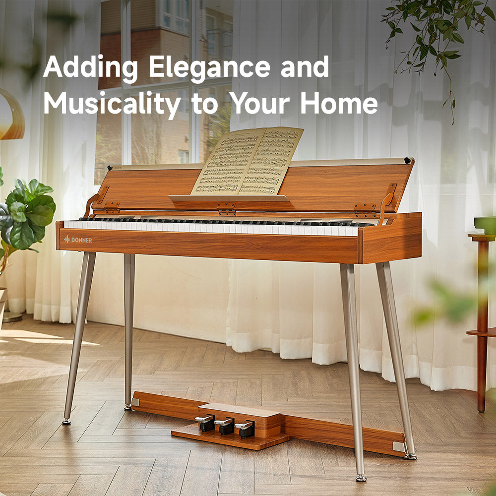 The Power of Visual Harmony: Harmonizing Your Décor with Wooden Style Digital Pianos