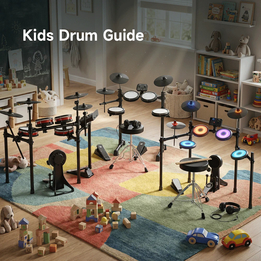 Kids' Electronic Drum Comparison: Donner DED-70L, 80 or 200 MAX?