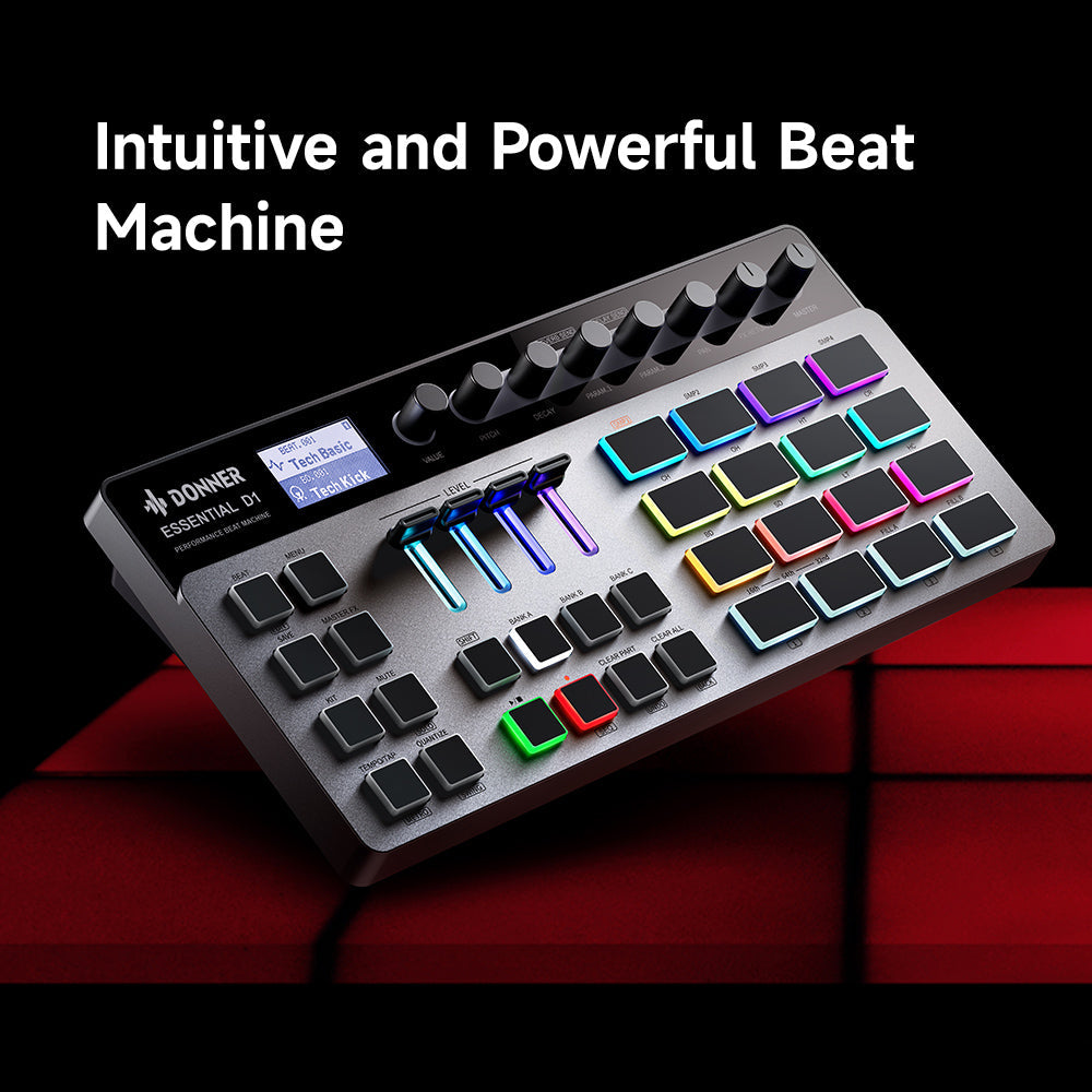 Discover the Ultimate Rhythm Partner: Donner Essential D1 Performance Beat Machine