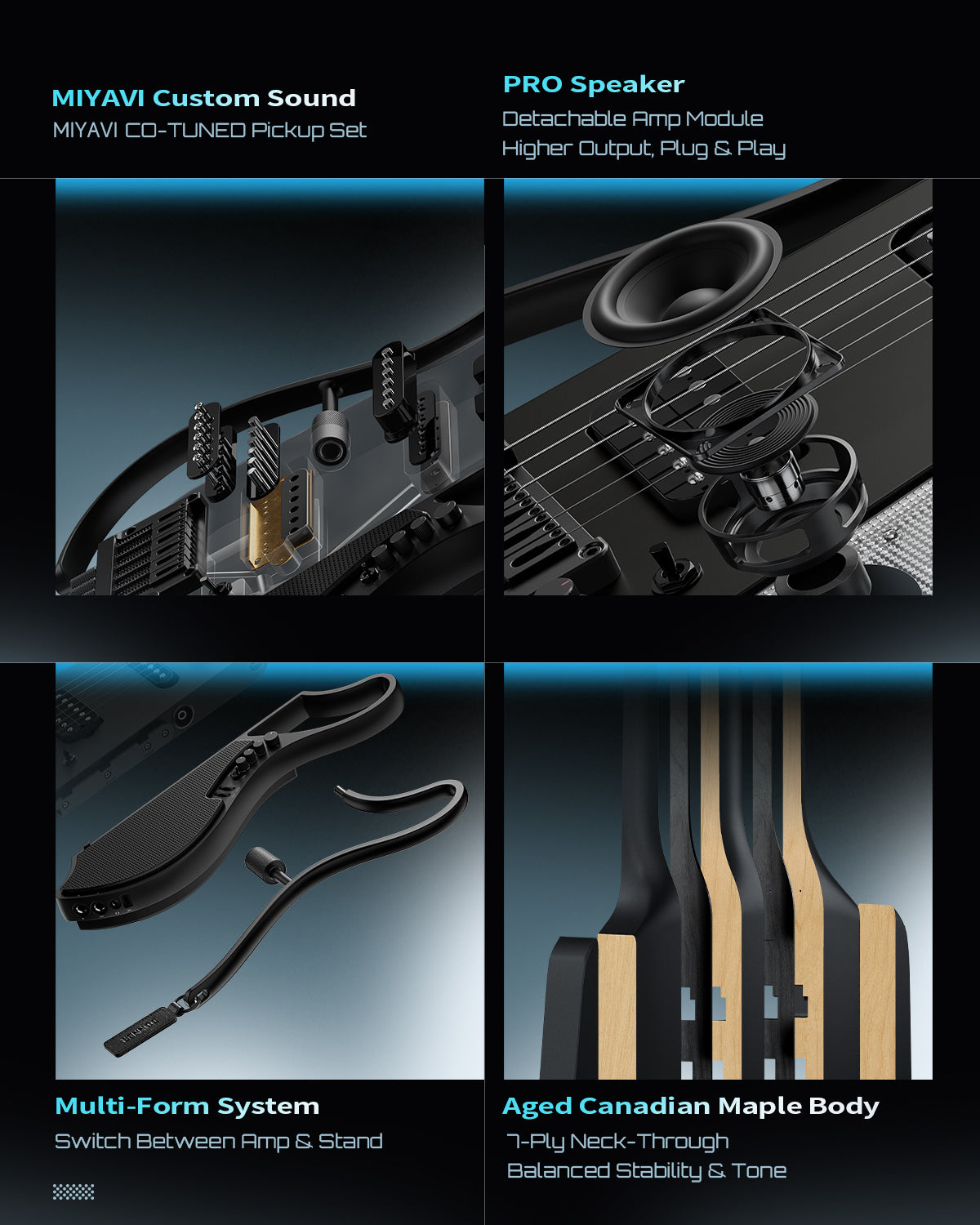 Donner HUSH™ X LIVE Guitar MIYAVI Edition