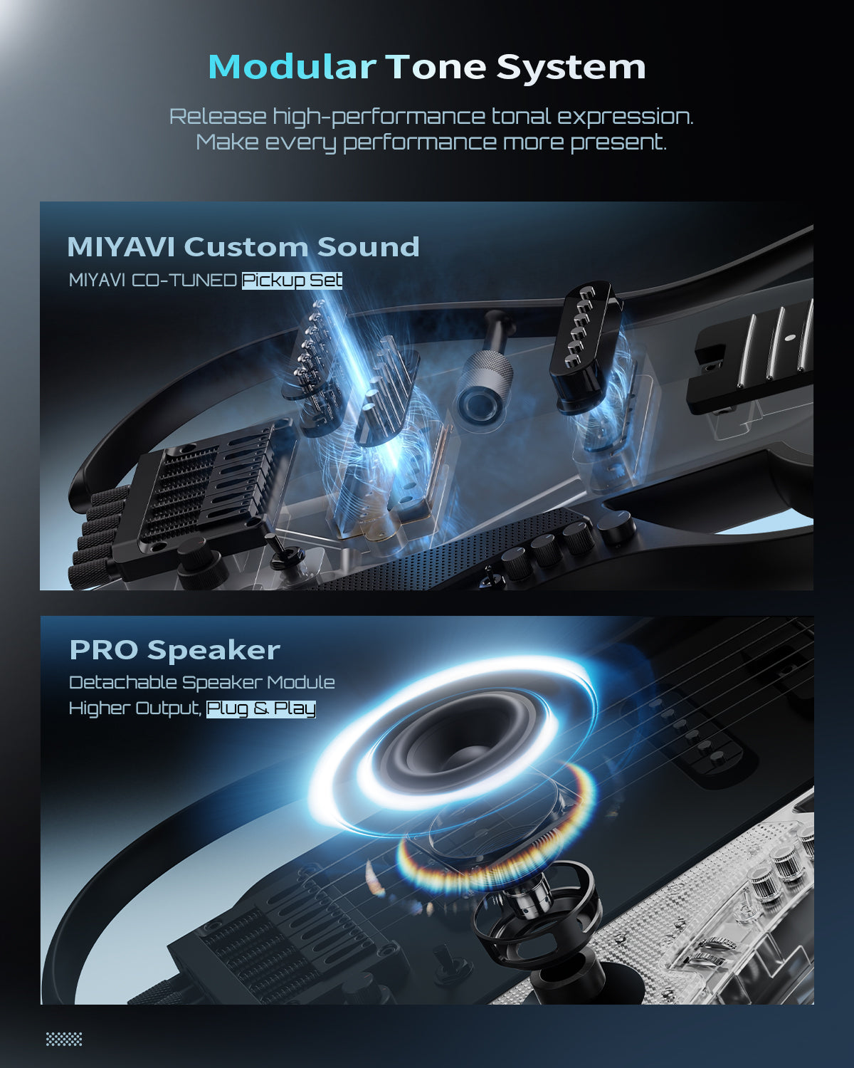 【PRE SALE】Donner HUSH X LIVE PRO GUITAR X MIYAVI - July 15th in Stock