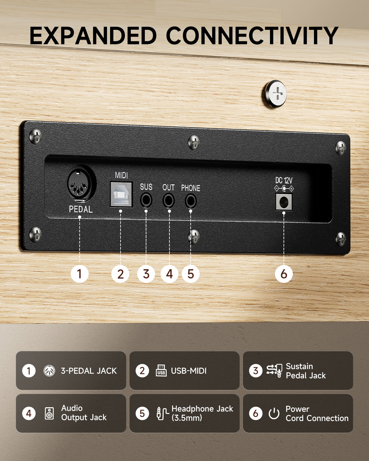 Donner DDP-65 88-Key Semi-weighted Digital Piano