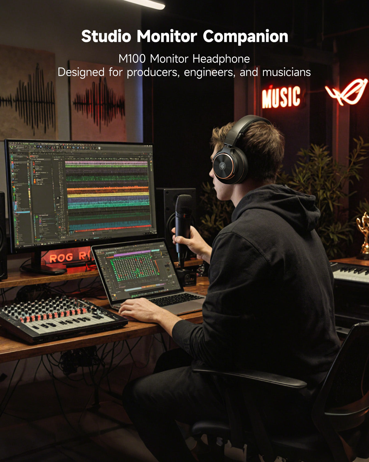 DONNER M100 Studio Monitor Headphones