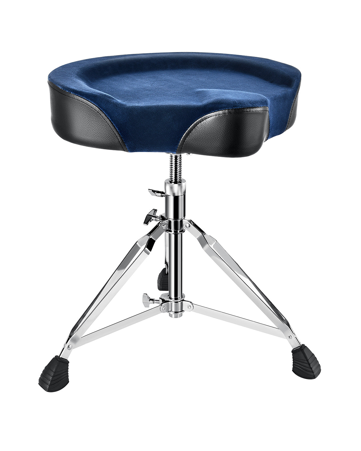 Donner DT-100 Adjustable Padded Drum Throne Blue