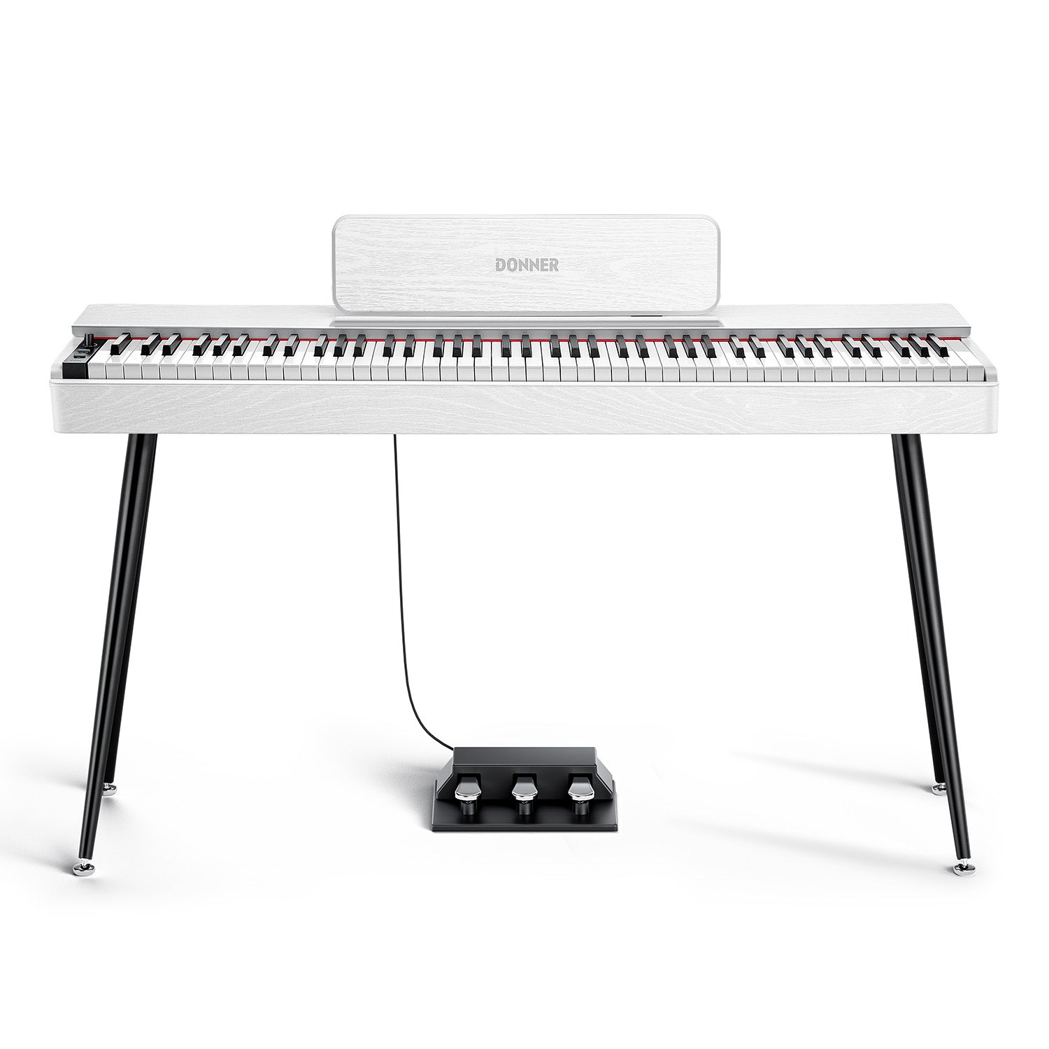 Donner OURA™ S100 88-Key Graded Hammer Weighted Digital Piano-White##