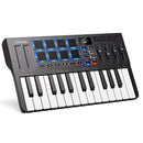 Donner DMK-25 PRO MIDI Keyboard Controller with Personalized Touch Bar, Free Music Production Software/Free 40 Courses