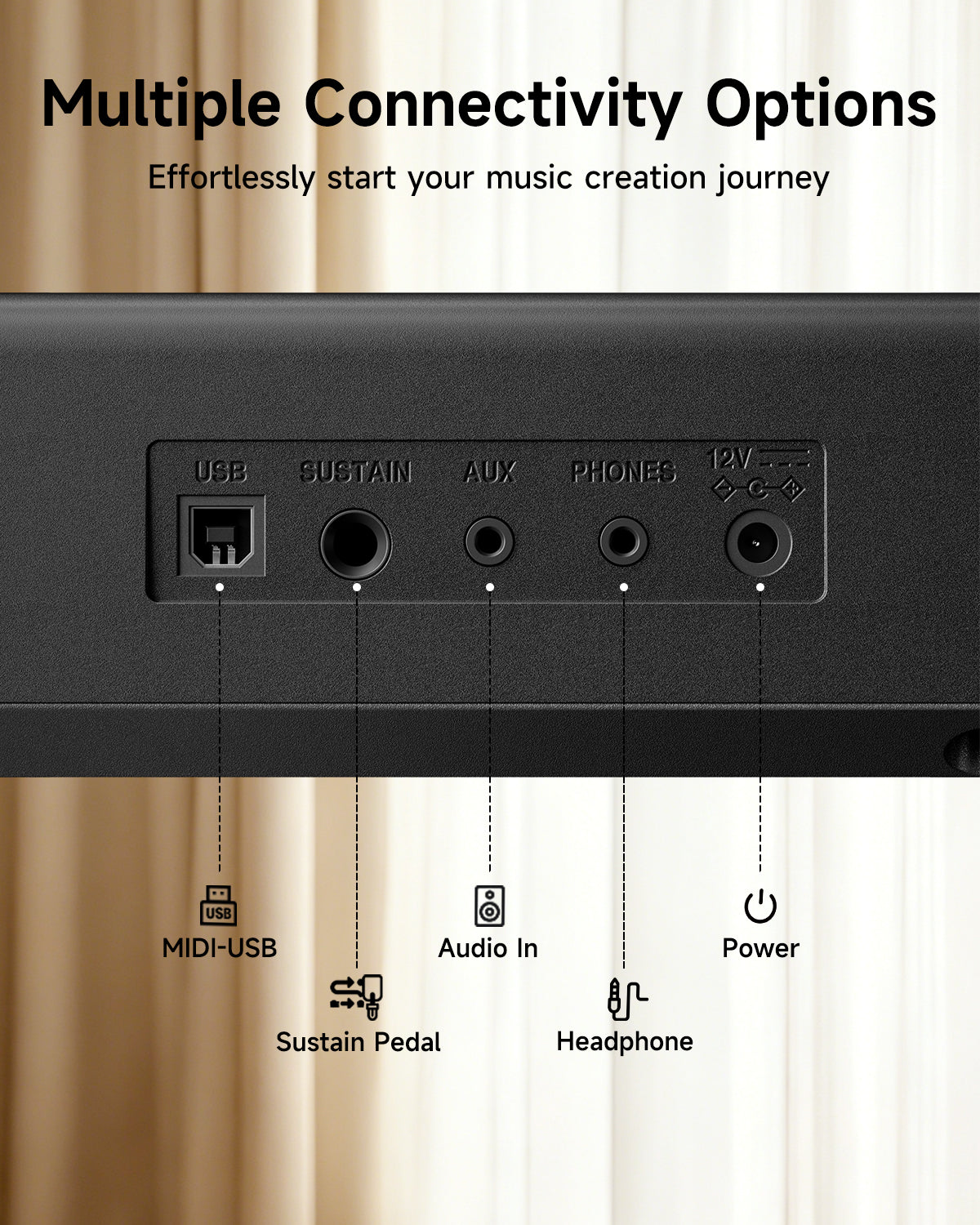 Donner DEP-07 Portable Digital Piano