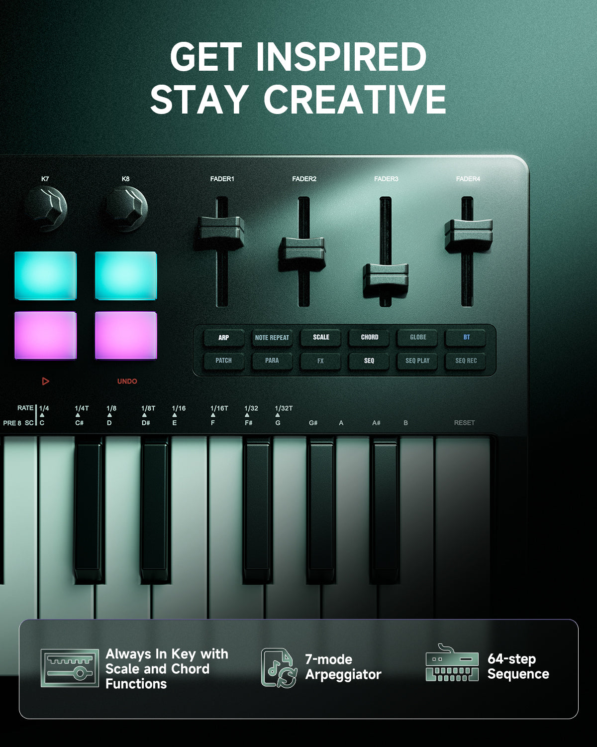 Donner Starrykey-37 Play MIDI Controller