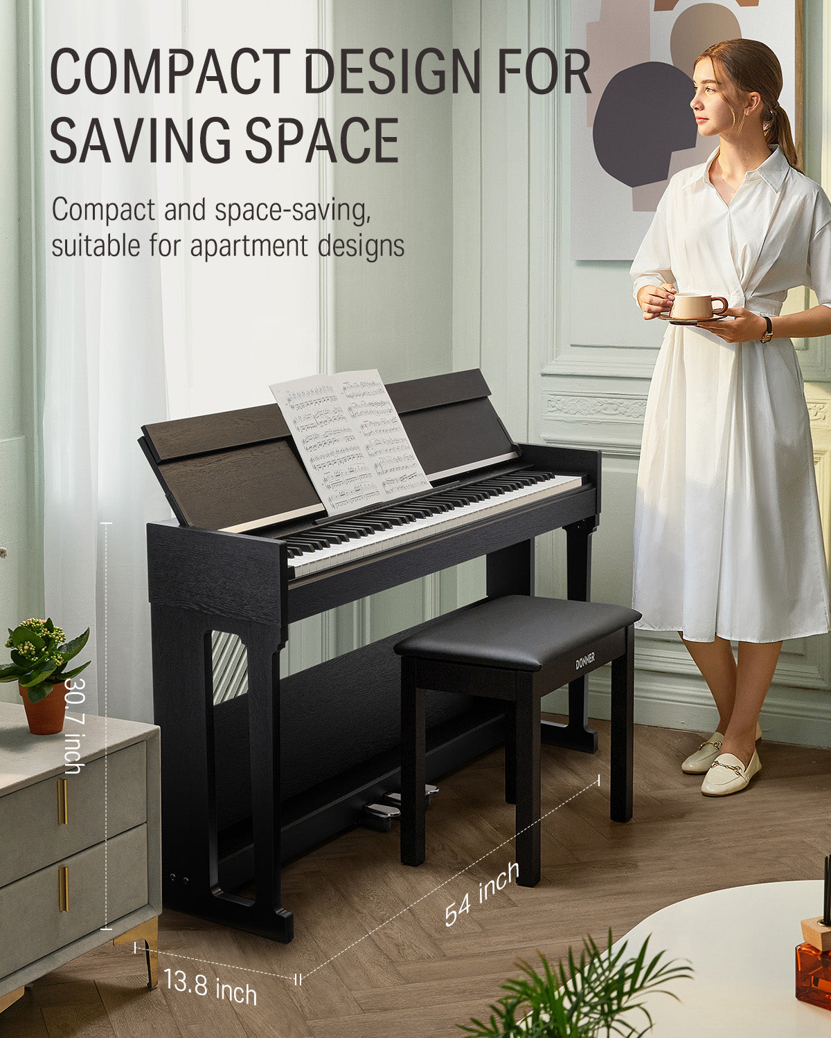 Donner DDP-90 PRO Weighted Home Digital Piano