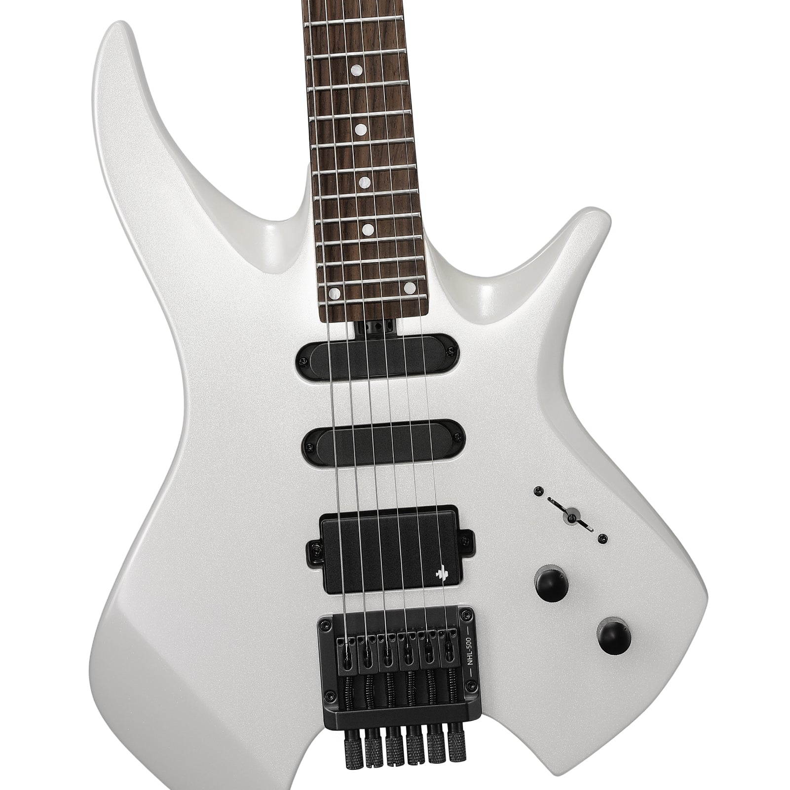 Donner NHL-500 Headless Electric Guitar-White##