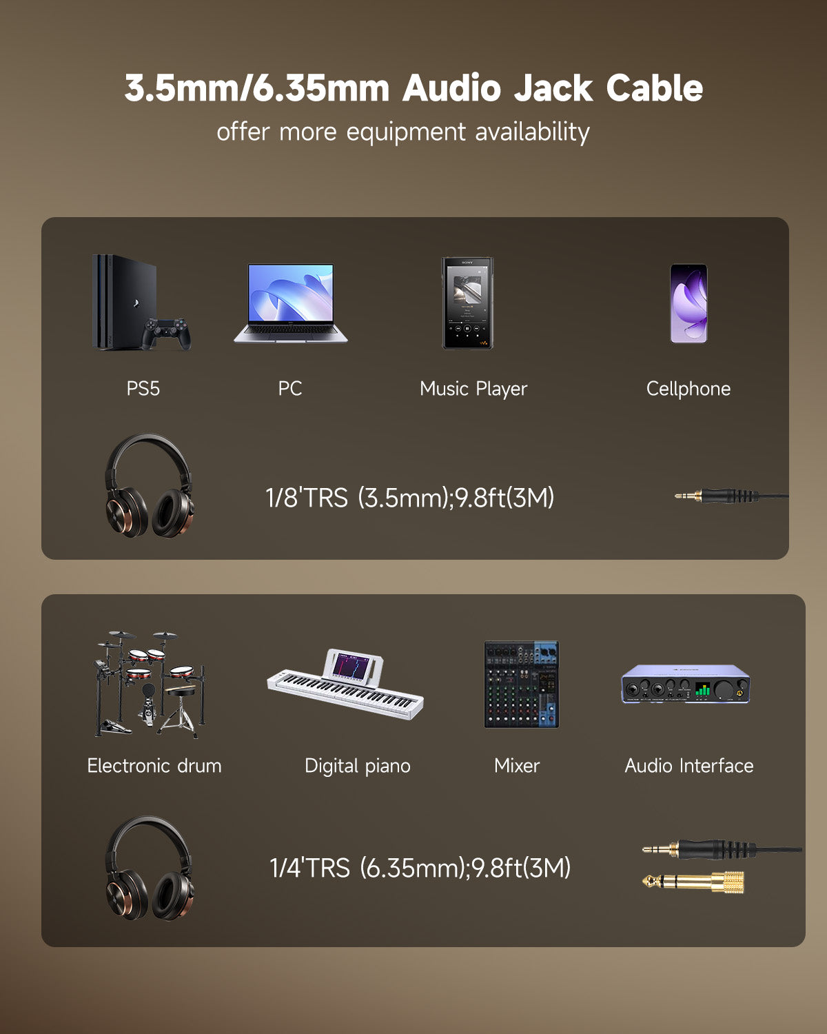 DONNER M100 Studio Monitor Headphones