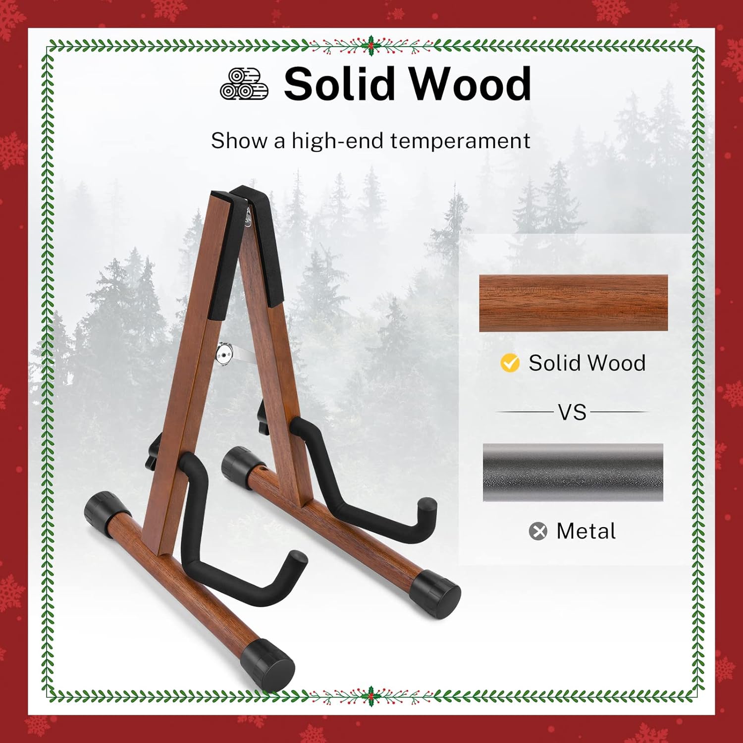 Donner DS-3U Wooden Guitar Stand for HUSH™