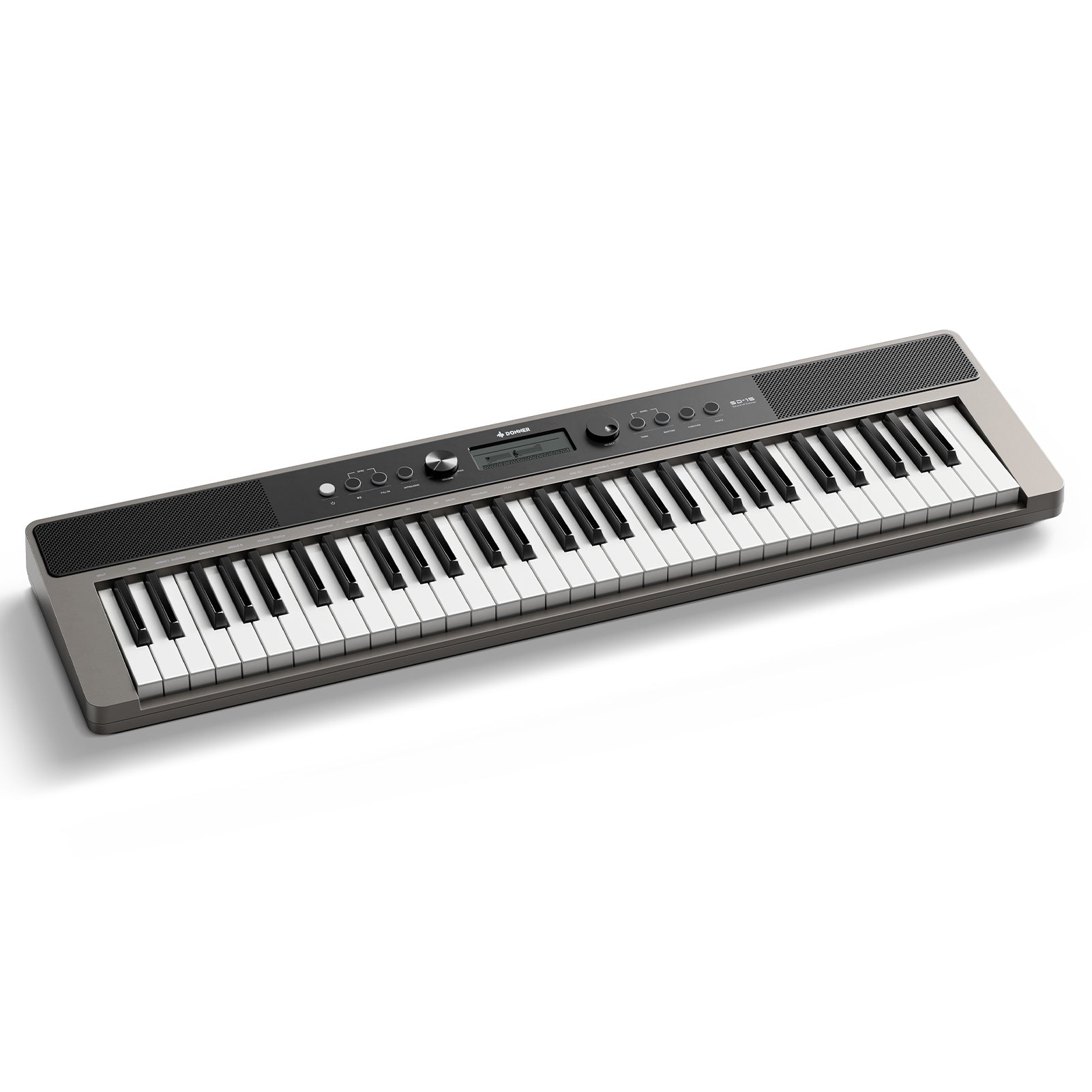 DONNER SD-15 61-Key Electronic Keyboard Set Gray