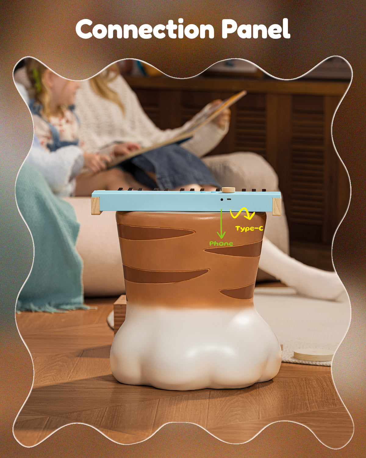 Eastar KIDO V-10 32keys Mini Digital Keyboard-Blue##