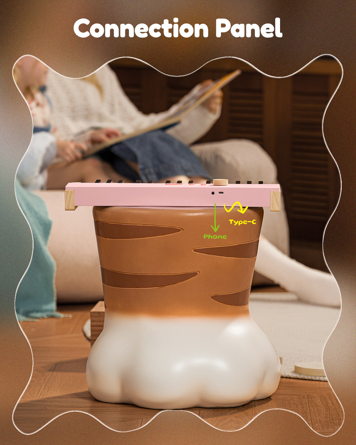 Eastar KIDO V-10 32keys Mini Digital Keyboard-Pink##