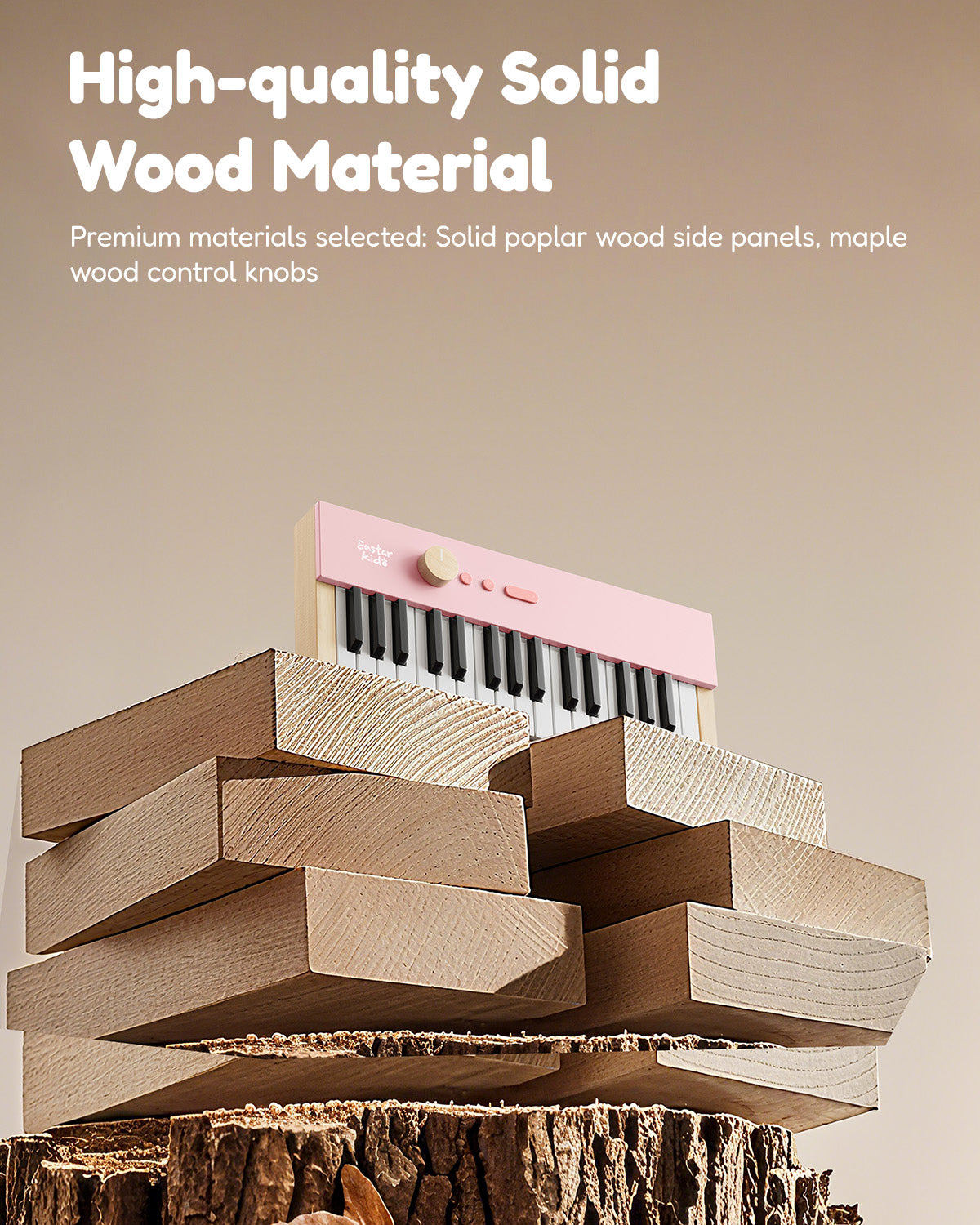 Eastar KIDO V-10 32keys Mini Digital Keyboard-Pink##