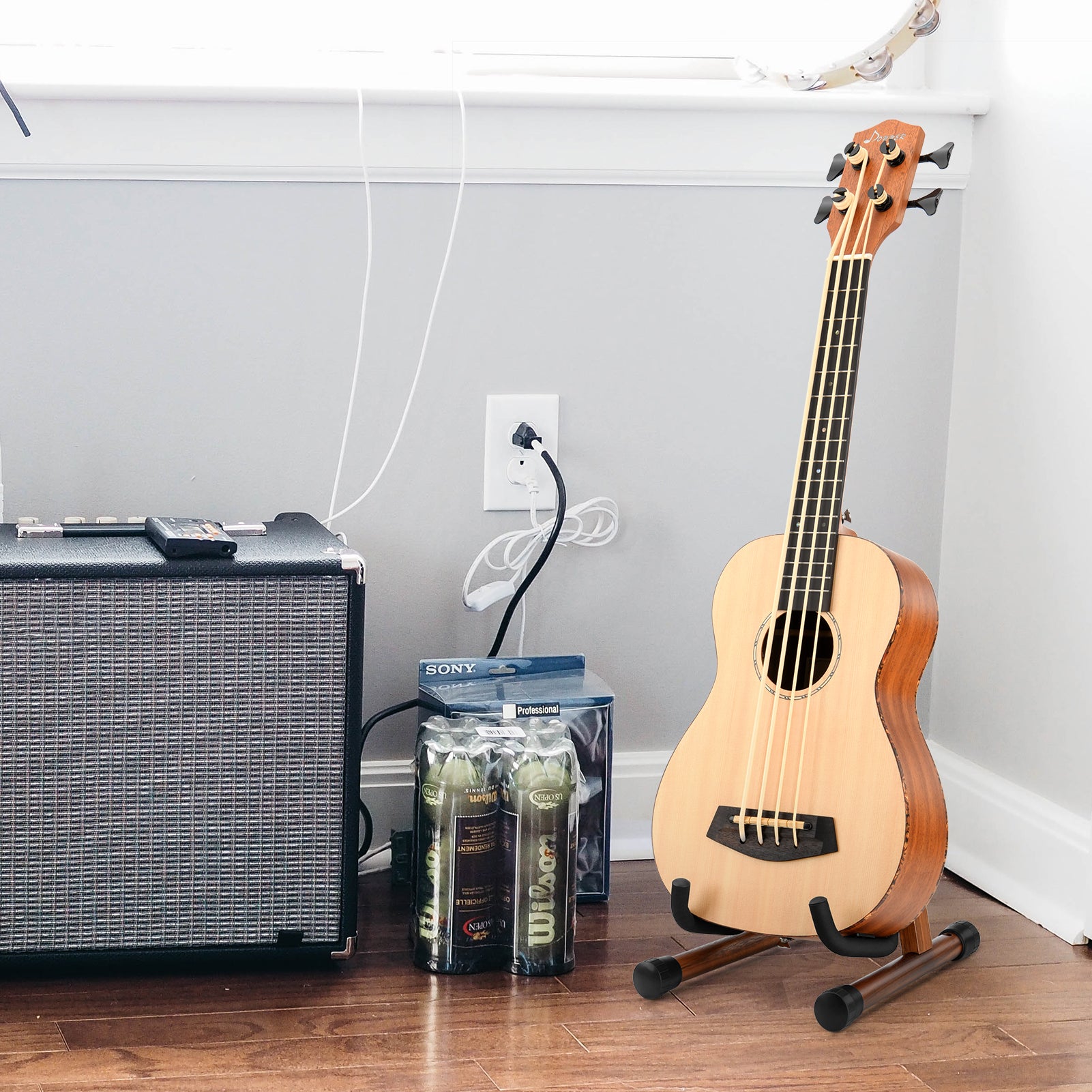 Donner DS-3U Wooden Guitar Stand for HUSH™