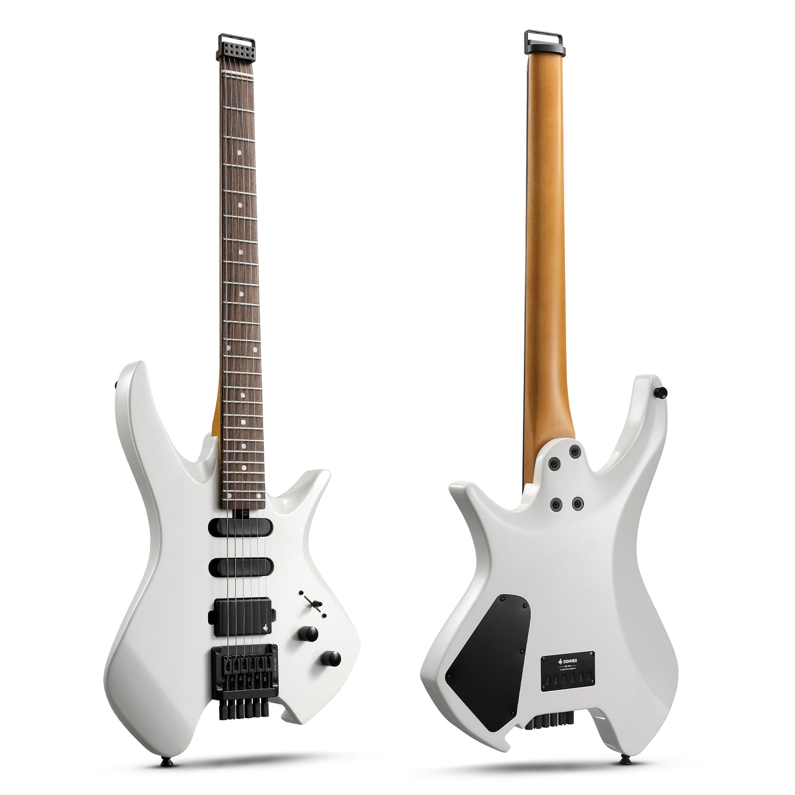 Donner NHL-500 Headless Electric Guitar-White##