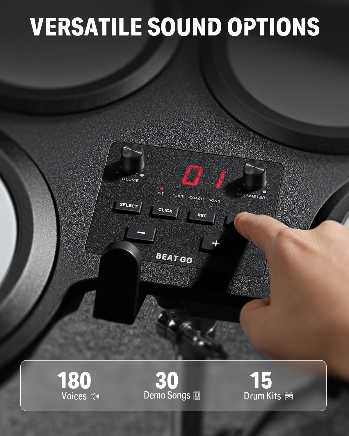 Donner Beat Go Electronic Drum Set