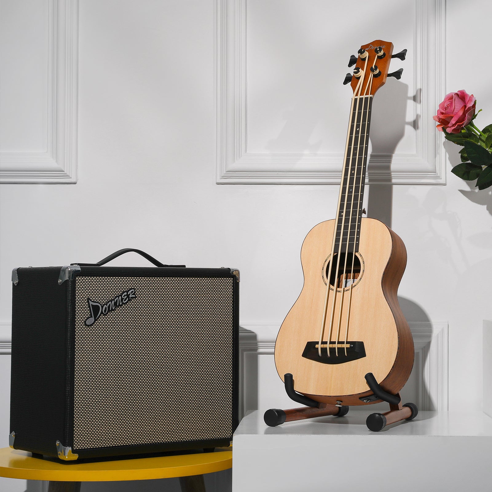 Donner DS-3U Wooden Guitar Stand for HUSH™