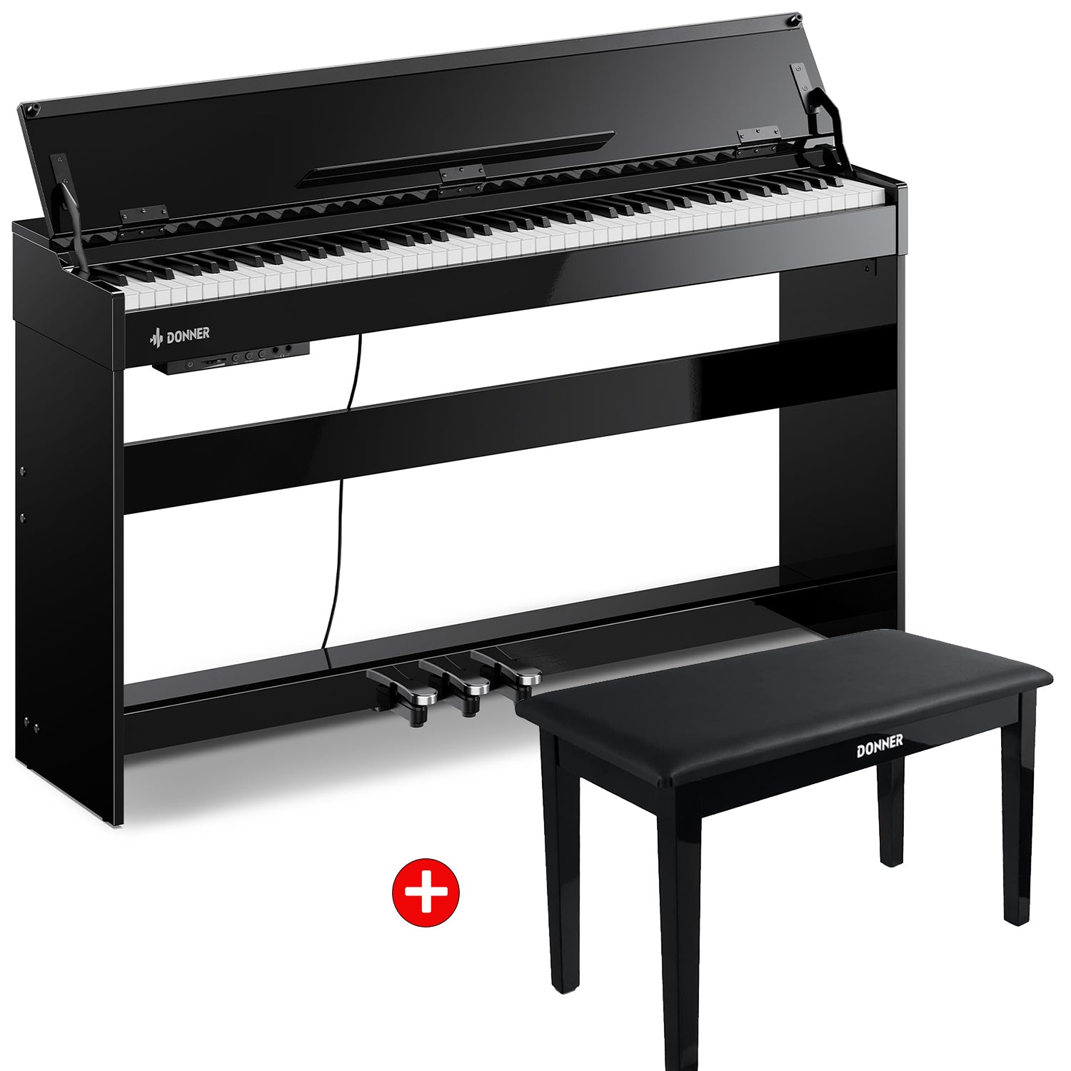 Donner DDP-75 Flip-Top Upright Digital Piano