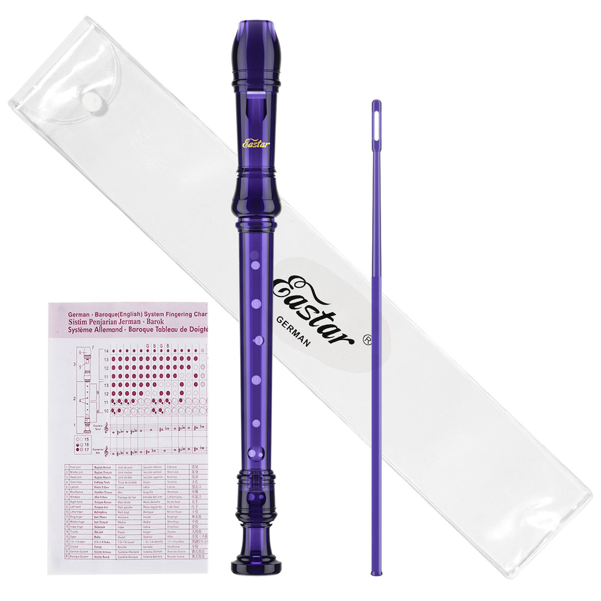 Eastar ERS-1GG German Soprano Recorder