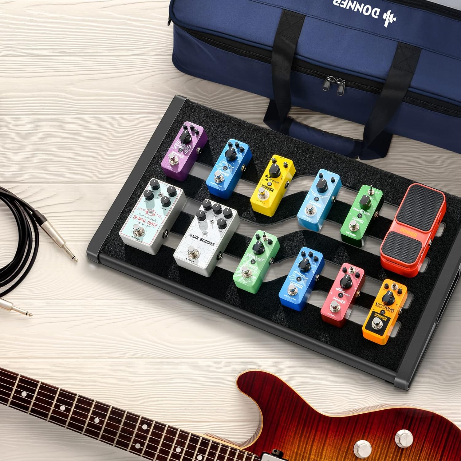 Donner Guitar Effects Pedal Board
