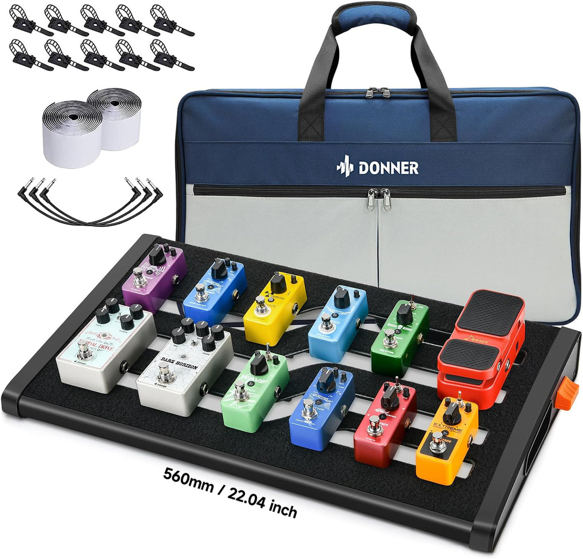 donner effects pedals Guitar Pedal Board Size:12
