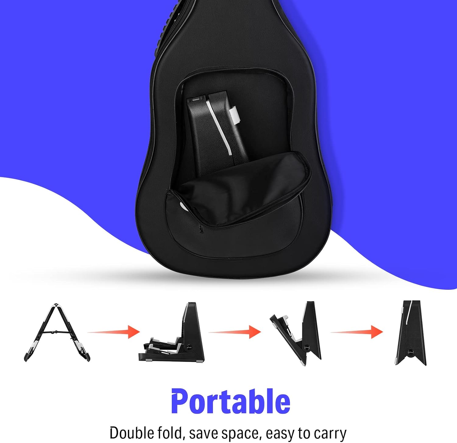 Donner DS-2 Potable Guitar Stand 1-PACK/2-PACK
