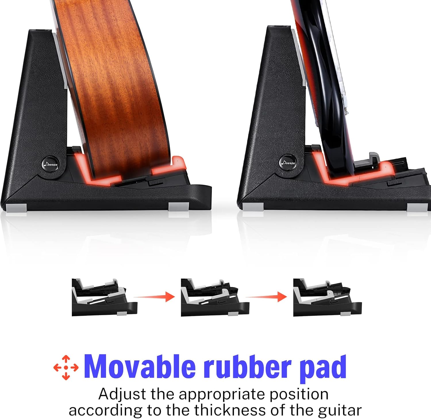 Donner DS-2 Potable Guitar Stand 1-PACK/2-PACK
