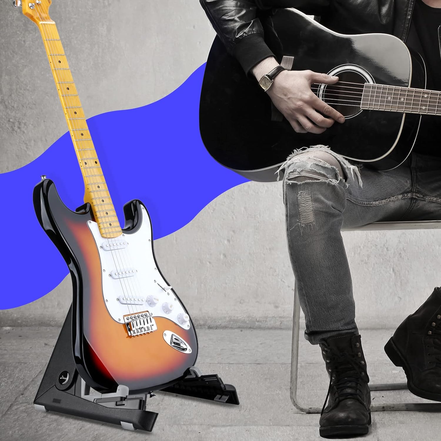 Donner DS-2 Potable Guitar Stand 1-PACK/2-PACK