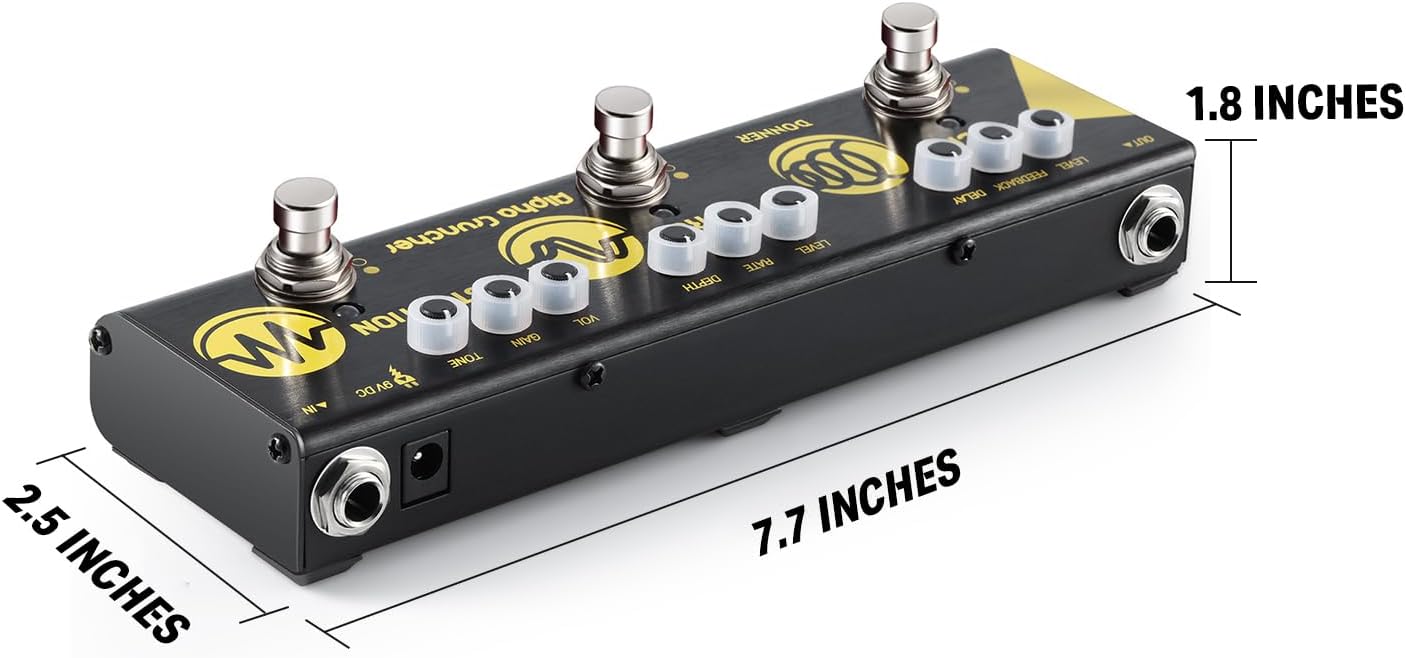 Donner Alpha Cruncher Combo Effect Pedal