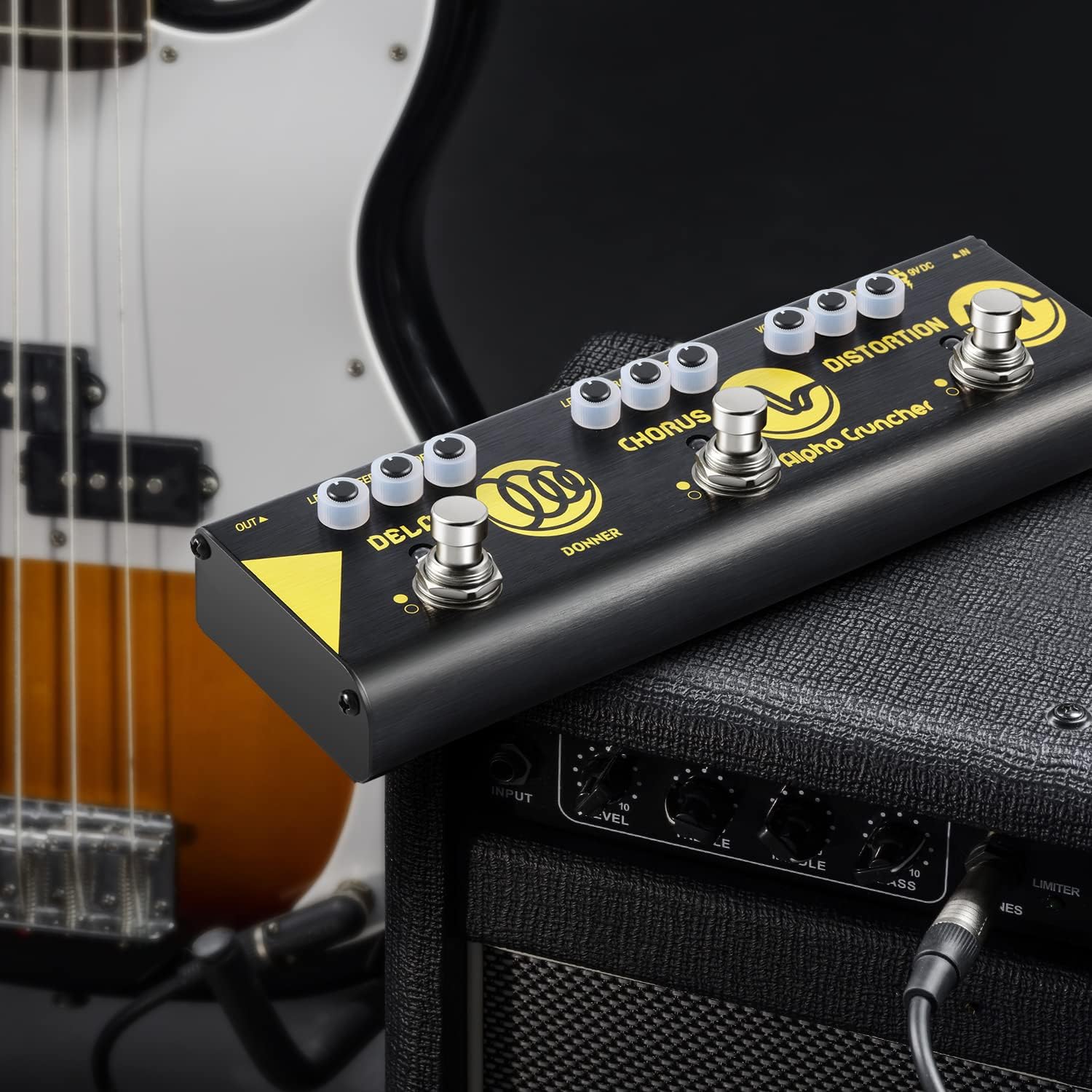 Donner Alpha Cruncher Combo Effect Pedal