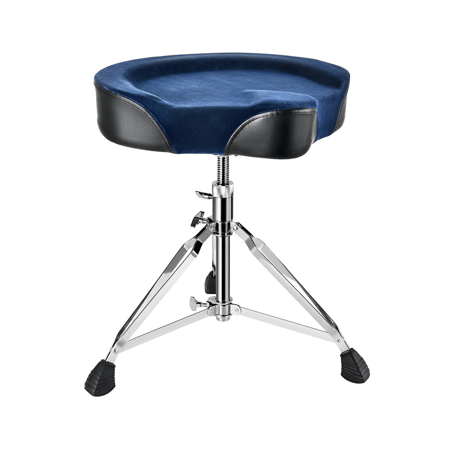 Donner DT-100 Adjustable Padded Drum Throne Blue
