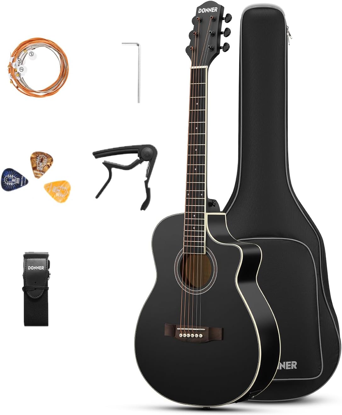 Donner Voyager Acoustic Electric Guitar Kit