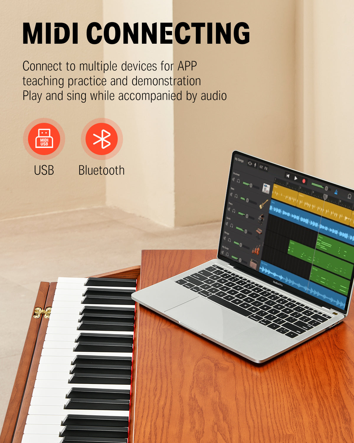 Donner DDP-80 PRO Solid Wood Digital Piano