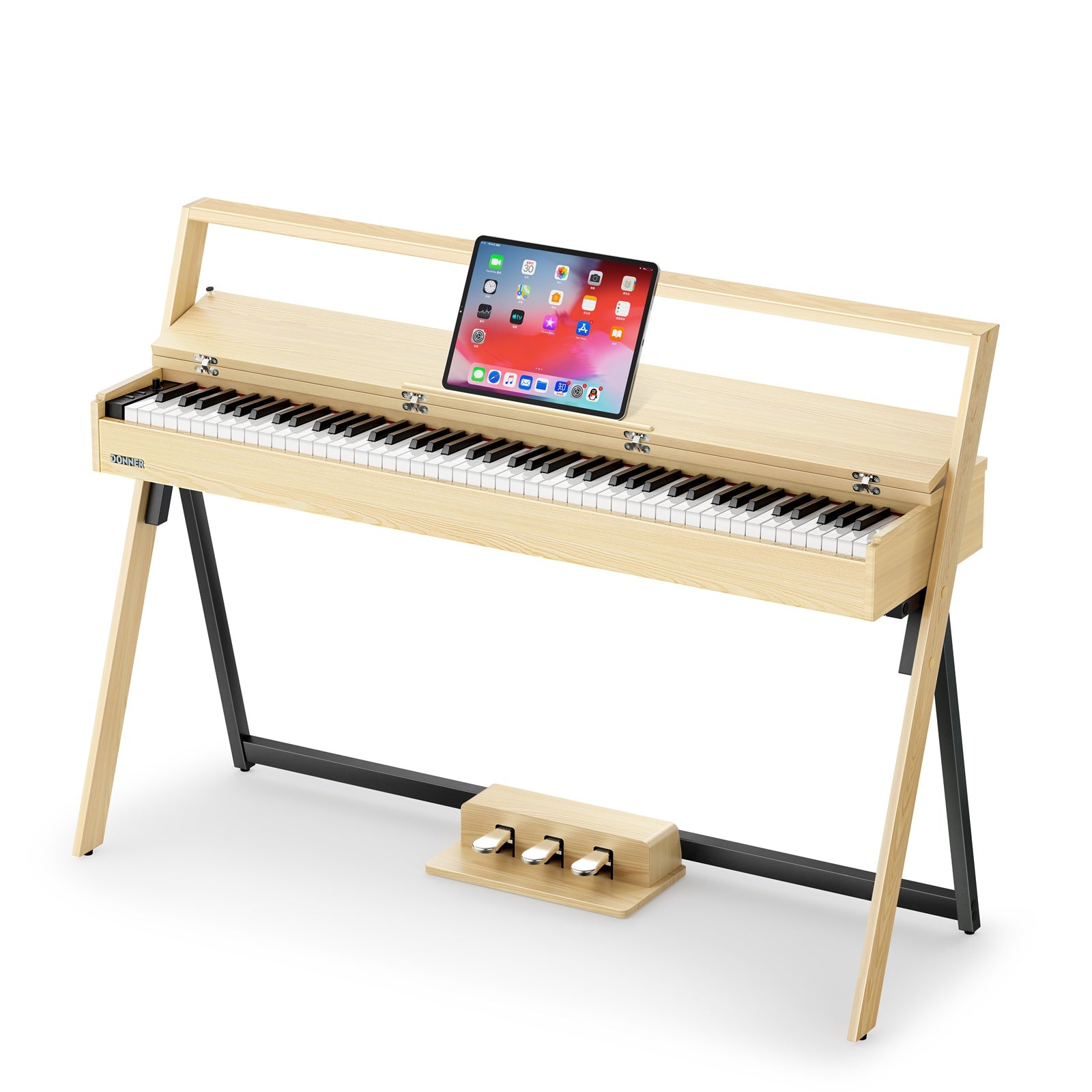 Donner OURA™ R300 88-key home digital piano Light Wood/Walnut-Light Wood##