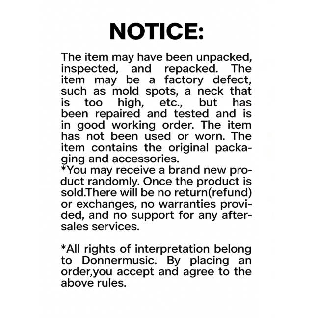 【OPENBOX 】Donner HUSH™ X Electric Guitar