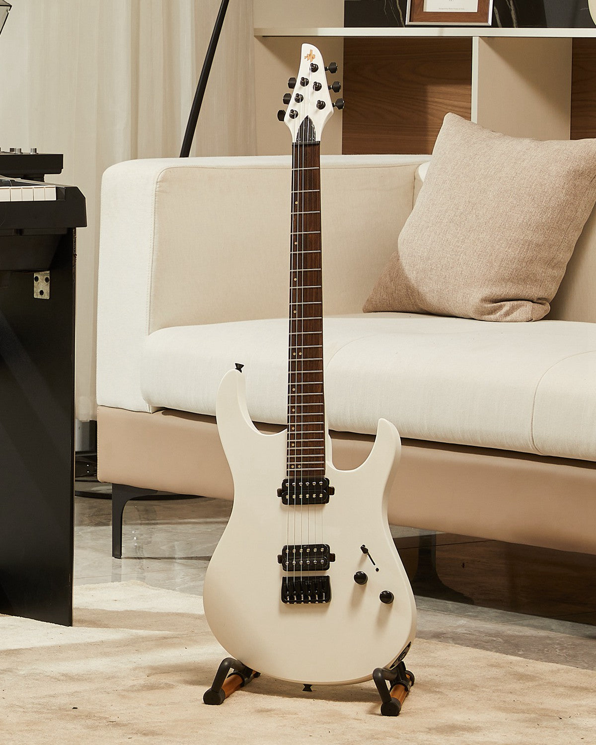 Donner DMT-100 39" Matt Metal Electric Guitar Kit Solid Body with H-H Pickups