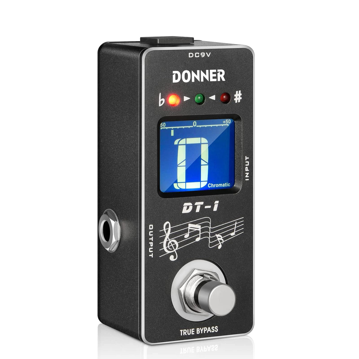 guitar tuner pedal Donner DT-1 2-Mode Chromatic LCD Screen Pitch Indicator for Bass True Bypass ce-plsr3 The DAddario Pedal Tuner Mietdauer:Woche 29 Zoll MTB Reifen
