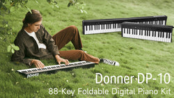 Discover the New Donner DP-10 88-Key Folding Piano Kit