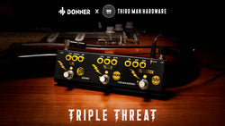 Triple Threat: DONNER X Third Man Hardware 3-in-1 Analog Multi-Effects Guitar Pedal