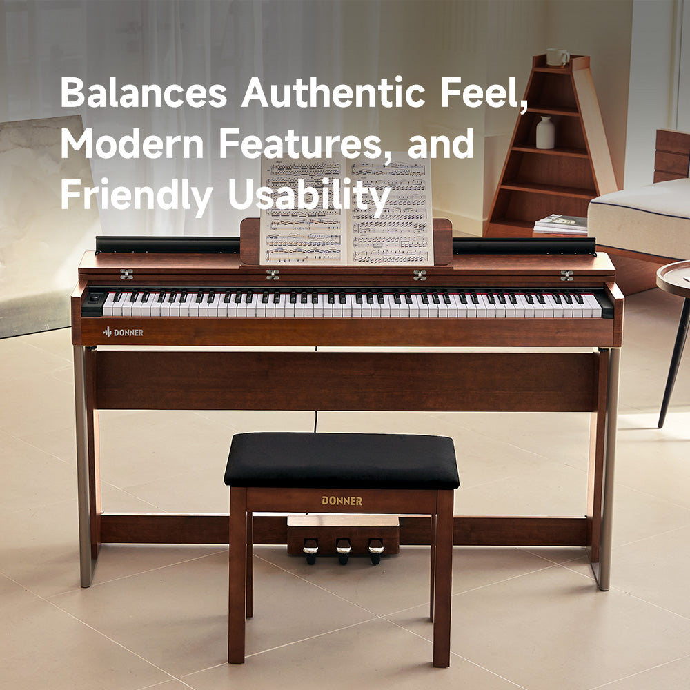 ☆美品 モディファイして新機能満載　　　 　DONNER LP Donner DDP-200 MK2 Digital Piano: A Friendly Guide to the Upgraded Pla