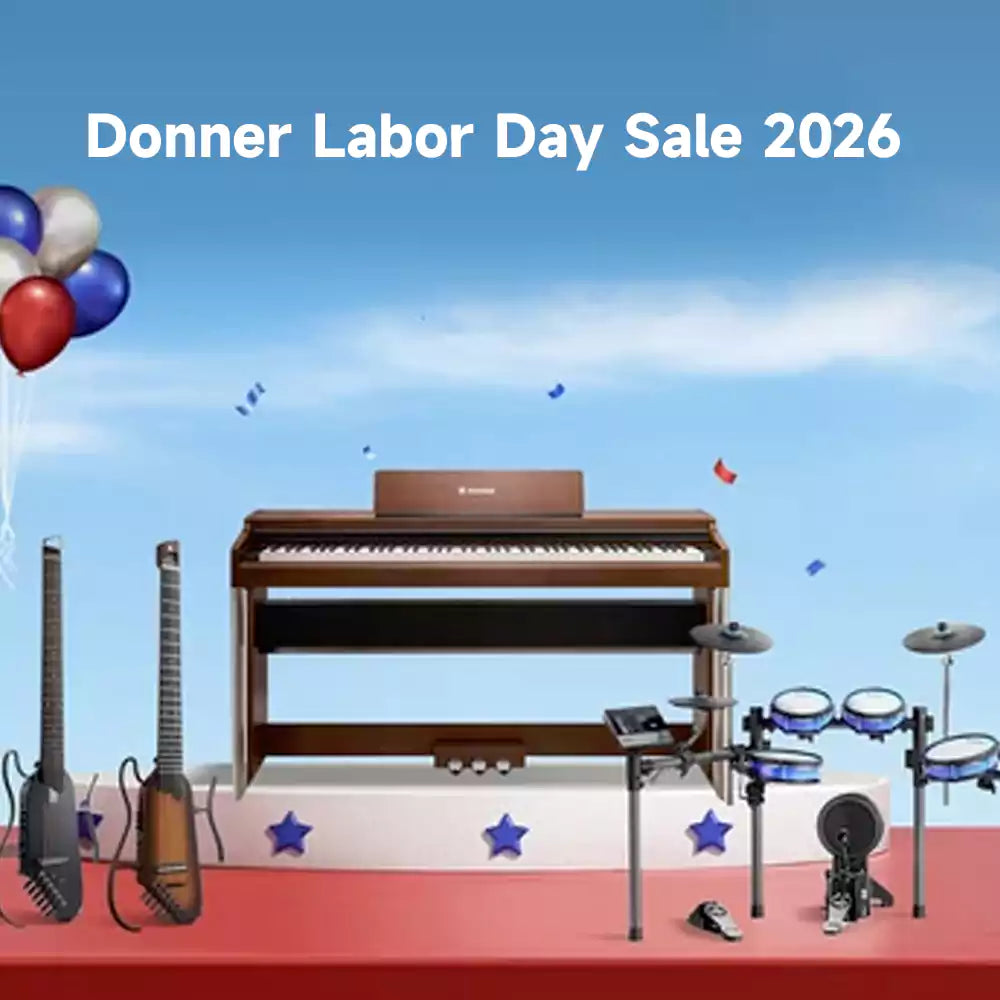 Donner Labor Day Sale 2026: Digital Pianos, Electric Guitars & E-Drums