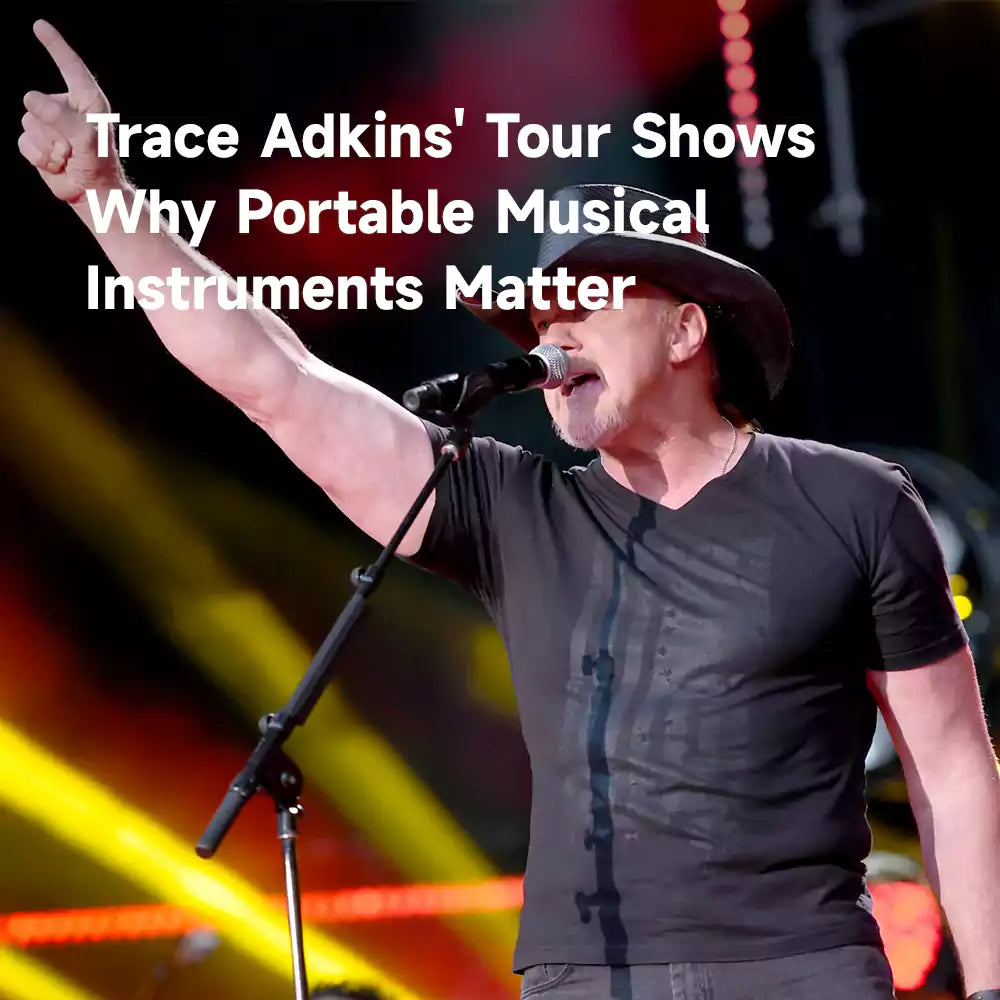 Portable Musical Instruments for Home: A Trace Adkins Tour Lesson