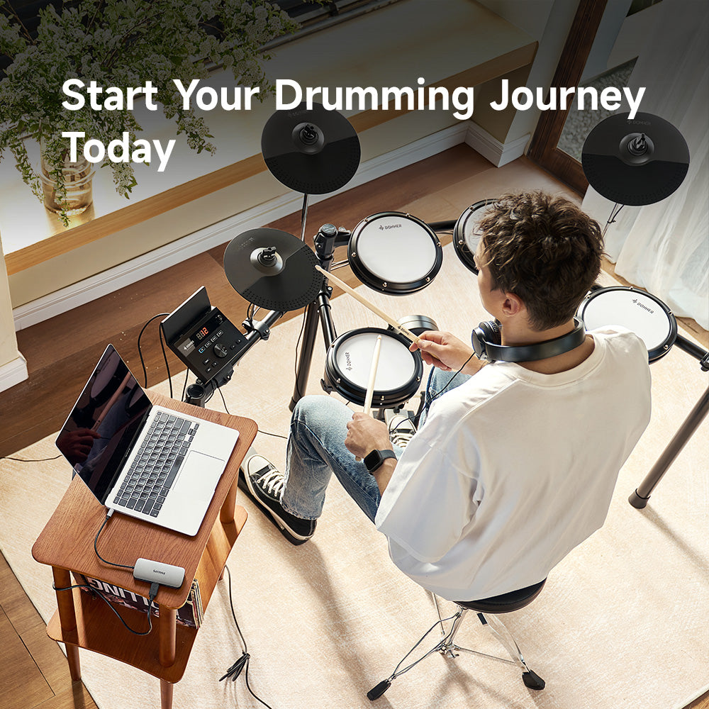 Unleash Your Inner Rhythm: Introducing the 2026 New DED-100 Electronic Drum Set