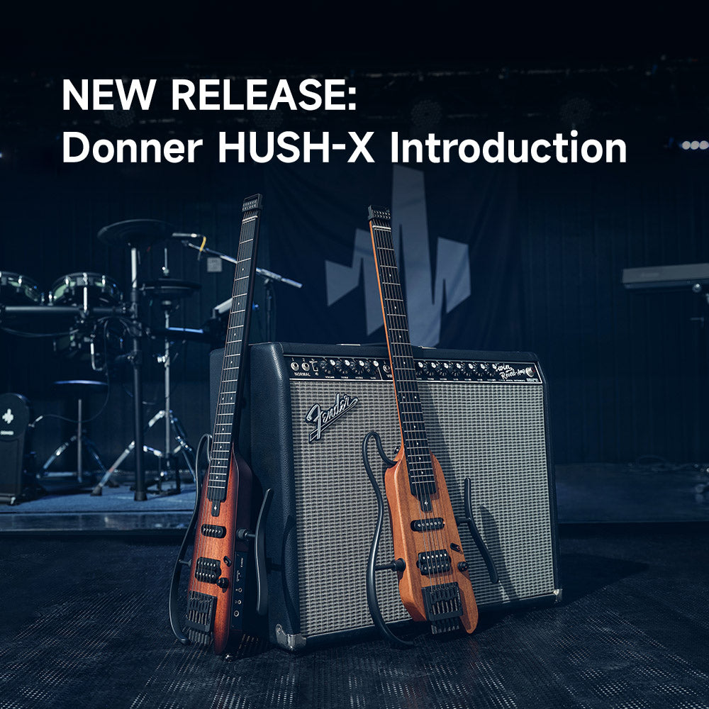 Donner HUSH™ X Electric Guitar Kit for Travel