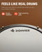 Donner DED-80 Best Electronic Drum Kit For Beginners with Headphones/Drum Throne