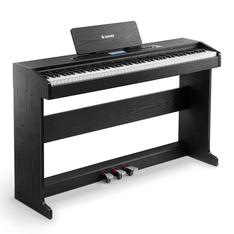 Donner DDP-95 88 Key Weighted Upright Digital Piano for Beginners with 4.3" LCD